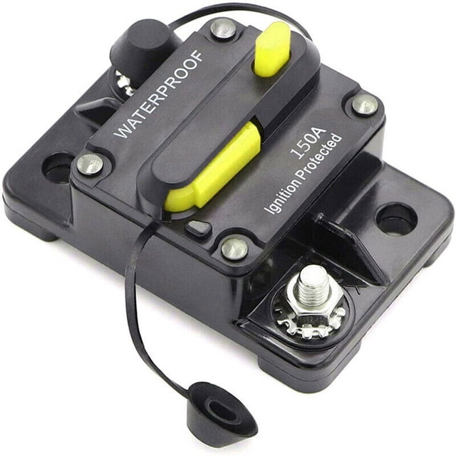 Car Circuit Breaker Fuse Reset 30-300 Amp 12V-48V DC Car Boat Auto Waterproof