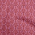 thumbnail image 1 of oneOone Georgette Viscose Pink Fabric Damask Craft Projects Decor Fabric Printed By The Yard 42 Inch Wide, 1 of 5