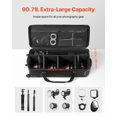 thumbnail image 3 of STAWAY Sac pour Appareil Photo Roulant - Étui Chariot Imperméable avec Capacité de 90,71l, Rangement Personnalisable et Protection contre les Chocs pour Matériel de Photographie - Parfait pour les Voyages, 3 of 9