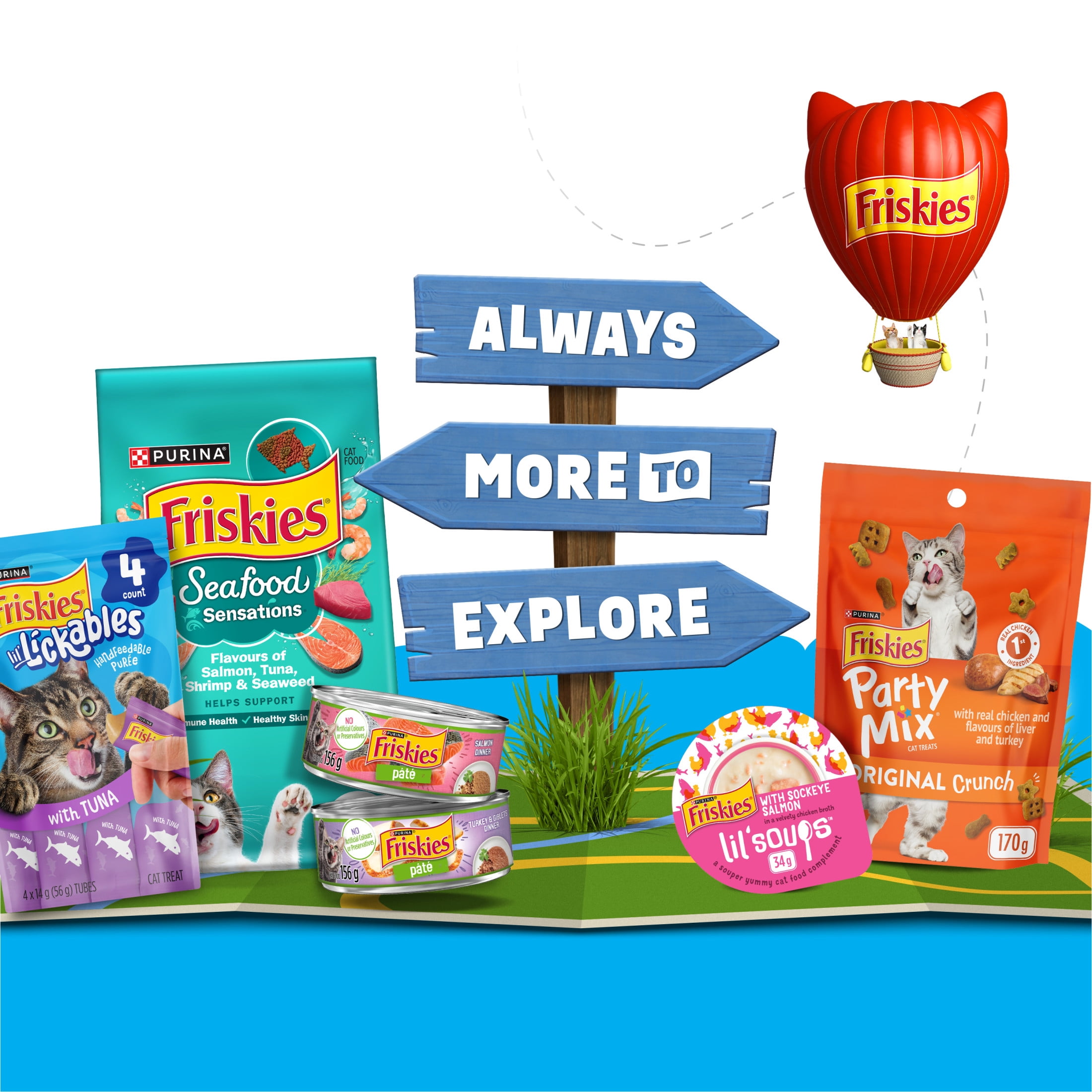 Purina Friskies Lil' Lickables Thon, Gâteries pour chats, 14 g x 4