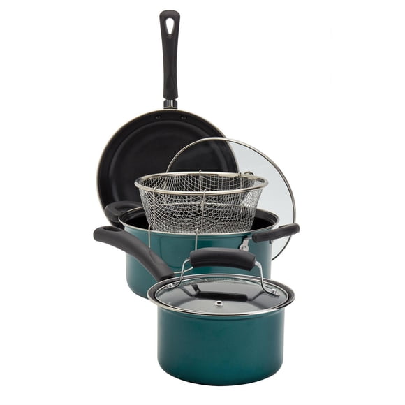 Basic Essentials 6Pc Anti-Stick Cookware Set