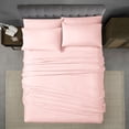 thumbnail image 3 of Swift Home Luxury 6-Piece Sheet Set with Extra Pillow Case, King, Blush, 3 of 8
