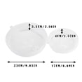thumbnail image 3 of Dvkptbk Microwave Cover for Food, 2PCS Microwave Splatter Cover, Microwave Plate Cover Food Cover Guard Lid with Steam Vents Keeps Microwave Oven Clean, 3 of 9