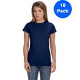thumbnail image 1 of Gildan T-Shirt Ajusté Softstyle pour Femmes - G640L (Lot de 10), 1 of 1