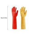 thumbnail image 3 of Youkk 2X Rubber Gloves Kitchen Gadget Gardening Tool Exquisite Multipurpose Yard Yellow L 1Set, 3 of 6