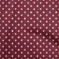 thumbnail image 1 of oneOone Viscose Jersey Maroon Fabric Random Sewing Craft Projects Fabric Prints By Yard 60 Inch Wide, 1 of 5