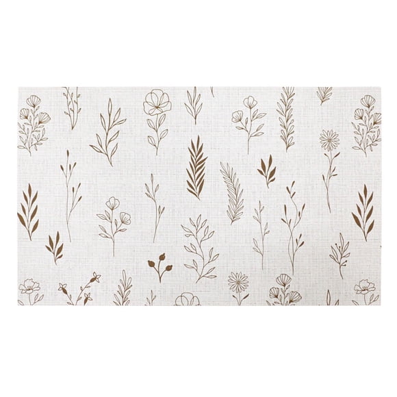 Tapis de sol imprimé Emerson Wistful Fields Cream 18 pouces x 30 pouces