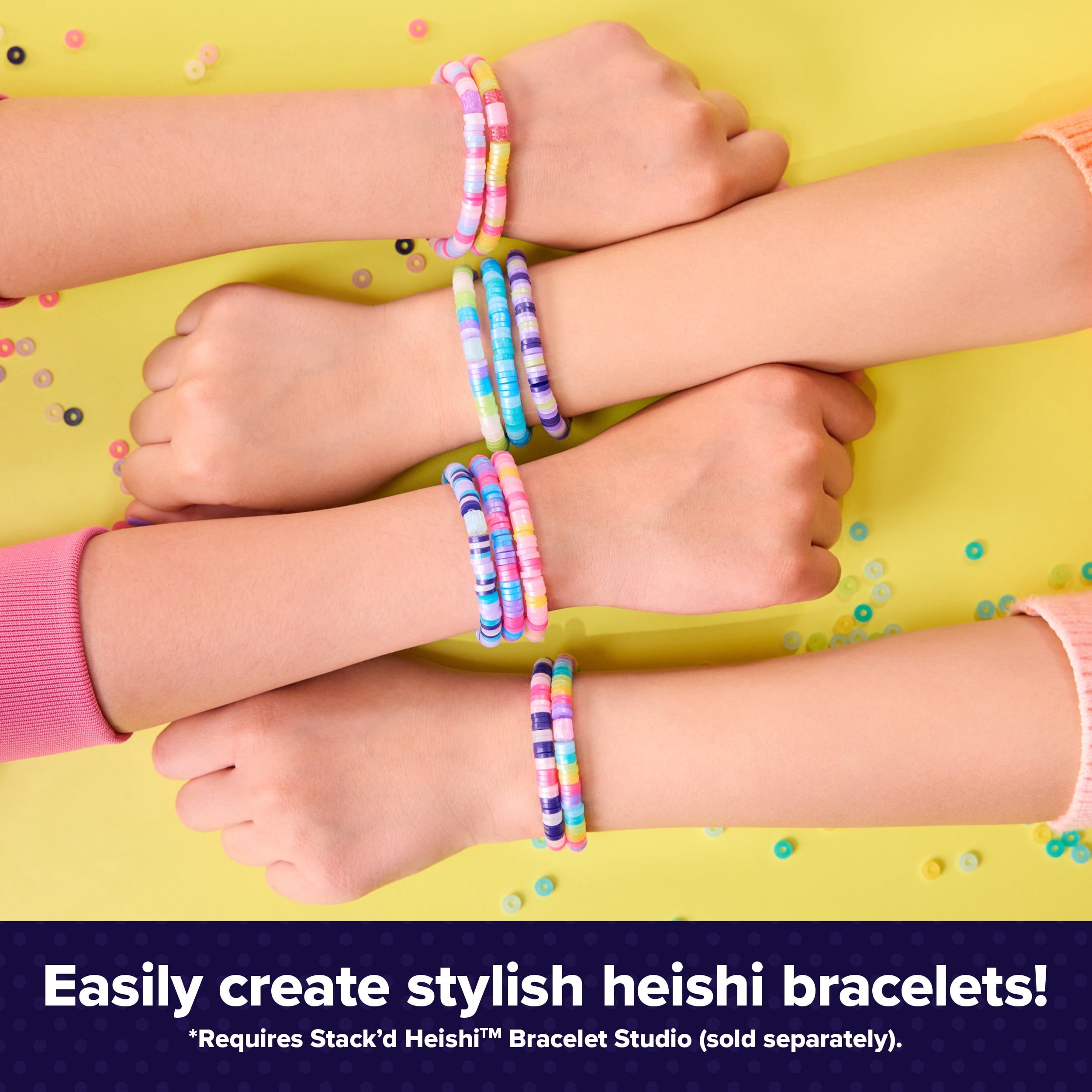 Cool Maker, Stack’d Heishi Bracelet Maker Expansion Pack, for Kids Ages 7 and up