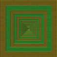 thumbnail image 1 of Ahgly Company Machine Washable Indoor Square Transitional Dark Lime Green Area Rugs, 6' Square, 1 of 7