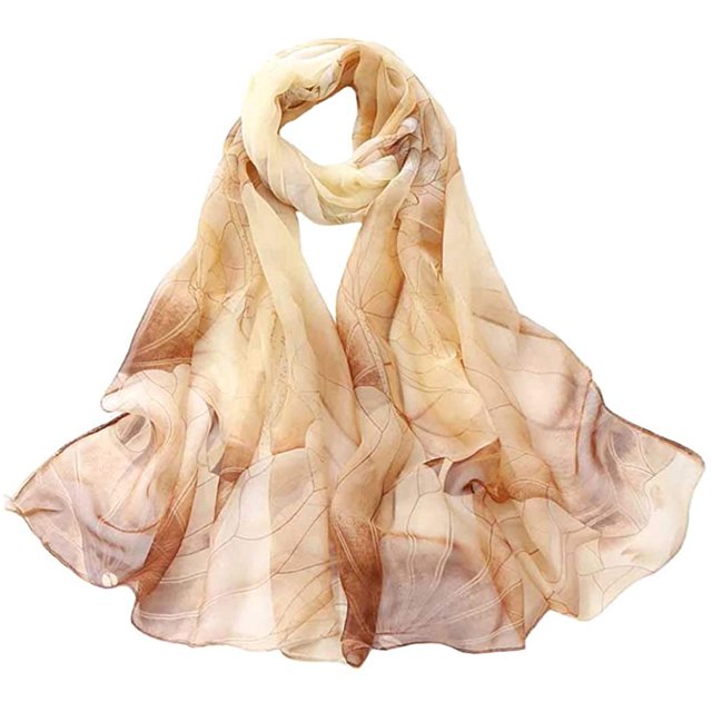 Foulards pour Femmes Légers Foulards Mode Imprimé Motif Floral Foulard Châle Étoles