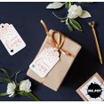 thumbnail image 4 of Inkdotpot Rose Gold Foil Paper Hang Tags Made With Love Text Favor Tags 50 Pack, 4 of 6