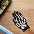 thumbnail image 4 of JUNWELL Gants Anti-impact Squelette Motard Crâne Os Halloween Main Cyclisme Vêtements Homme, 4 of 6