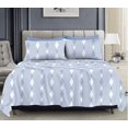 thumbnail image 1 of Stripe Harmony Bed Cover - Blue, 1 of 1