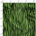 thumbnail image 2 of Soimoi Green Rayon Fabric Wild Animal Skin Printed Fabric 1 Yard 56 Inch Wide, 2 of 6