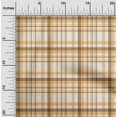 thumbnail image 2 of oneOone Rayon Dark Peach Fabric Plaid Craft Projects Decor Fabric Printed By The Yard 56 Inch Wide, 2 of 4