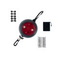 thumbnail image 2 of Abbracc Corde à Linge de Camping Portable Corde à Linge Sans Perçage Légère Ajustable Lessive Rouge 8 m avec Sac, 2 of 7