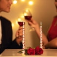 thumbnail image 4 of Birdeem Long Candles for Wedding,Candlelight Dinner Decoration,Tasteless Printed Candles,9.8 Inch,Two Pack,Romantic Home Decor, 4 of 9