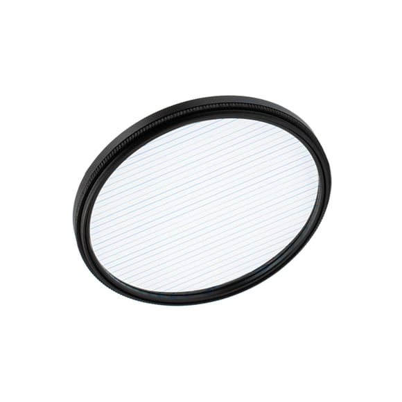 Blue Streak Filter Optical Glass Anamorphic Filter Streak Blue Blue Streak for DSLR Cinematice Video Camera 58mm