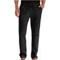 thumbnail image 1 of Men's Business Loose Large Size Elastic Waist Cotton All-match Solid Color, 1 of 8