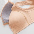 thumbnail image 4 of fheaev Front Open Button Bras for Women Plus Size Front Closure Wireless No Underwire Full Coverage No Underwire Bras for Seniors Comfort Front Close Push Up Lace Bras Sleeping Everyday Bras, 4 of 6