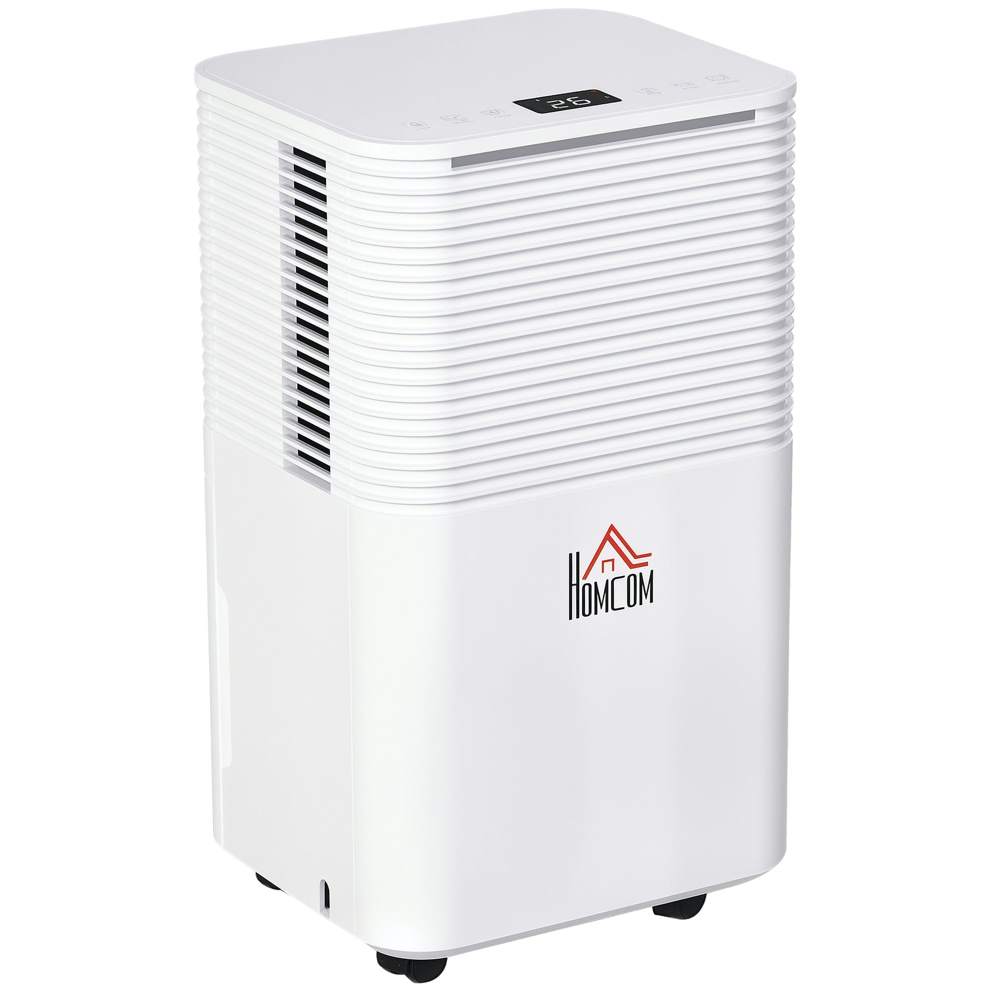 HOMCOM 1500 sq.Ft Portable Quiet Dehumidifier with 3 Modes
