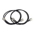 thumbnail image 1 of MesaSe 2PCS/Set Rg58 Coax UHF PL259 Male to Male Antenna Cable 1m RF Coaxial Cable Adapter Assembly, 1 of 4