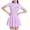 AB-Purple, variant on lcziwo Girls Swimsuit Kids One Piece Skirted Swimsuit Short Sleeve Floral Rash Guard Bathing Suit Swim Dress Swimwear Blue 13 Years Sales of The Week