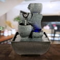 thumbnail image 2 of simhoa Tabletop Water Meditation With Lights Office Living 1, 2 of 7