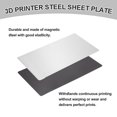 thumbnail image 5 of Uxcell 1PCS Resin 3D Printer Flex Building Plate, Spring Steel Flexible Plate and Magnetic Base Platform 310x174mm, 5 of 5
