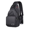 thumbnail image 1 of EGNMCR Women's Adjustable Crossbody Bag Convertible Chest Shoulder Bag With Multiple Pockets Nylon Backpack, 1 of 6