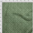 thumbnail image 4 of oneOone Georgette Viscose Green Fabric Asian Dabu Print Sewing Craft Projects Fabric Prints By Yard 42 Inch Wide, 4 of 4