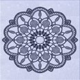 thumbnail image 1 of Ahgly Company Tapis de Zone Carré Lavable en Machine Lavande Bleue, 8 Pieds Carré, 1 of 7