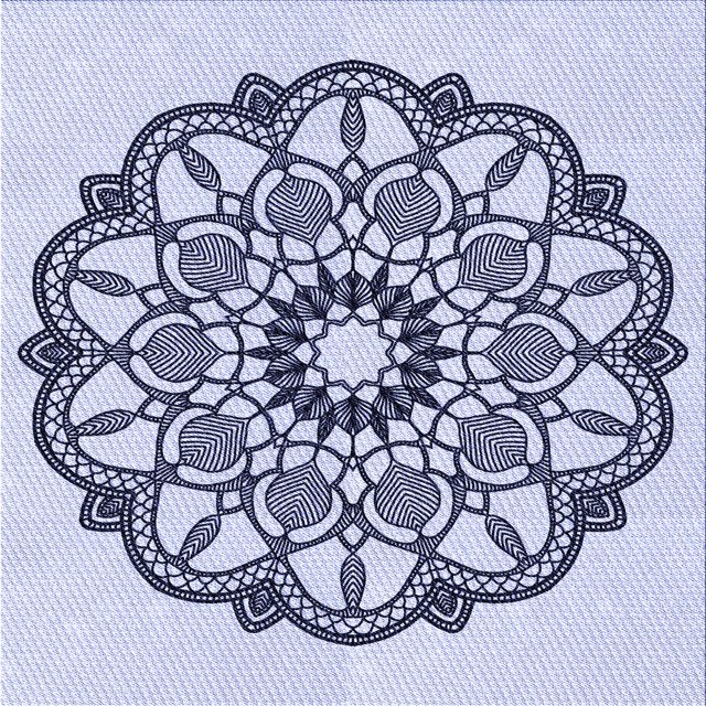 Ahgly Company Tapis de Zone Carré Lavable en Machine Lavande Bleue, 8 Pieds Carré