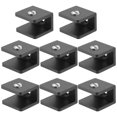 thumbnail image 1 of 8Pcs Glass Shelf Clamp Wall Mounted Glass Shelf Brackets Holders Support, 1 of 3