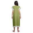 thumbnail image 4 of Moomaya Chemise de Nuit Imprimée pour Femme Mi-Mollet en Coton à Manches Courtes, 4 of 6