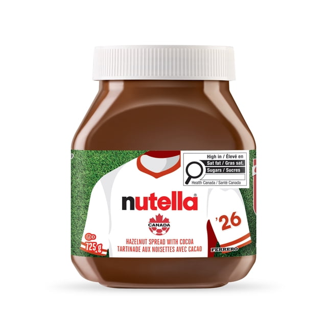 NUTELLA Hazelnut Spread with Cocoa for Breakfast, 725 g Jar
