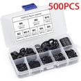 thumbnail image 1 of 500Pcs Nylon Flat Washers Thick Flat Sealing Black Plastic Washers Form M2-M10, 1 of 9
