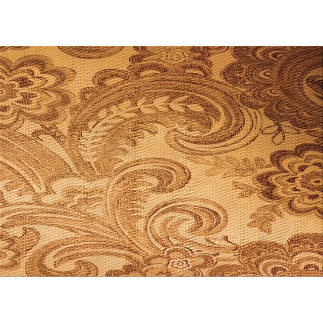 Ahgly Company Machine Washable Indoor Rectangle Transitional Beer Orange Area Rugs, 5' x 7'