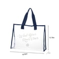 thumbnail image 3 of Fwttom Large Capacity Swimming Bag Transparent Visible Handheld Storage Bag Thickened Pvc Wash Bag Portable Beach Bag, 3 of 7