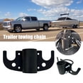 thumbnail image 1 of Trailer Tow Chain Holder Aluminum Heavy Duty Rust-Proof Trailer Towing Chain Organizer with 7-Way Plugs Cover Tangle-Free Storage Accessories for RV Hitch, 1 of 8