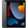 thumbnail image 1 of Refurbished Apple iPad 9th Gen 4G - WiFi + Cellular - 64GB - Space Gray iPad (2021) 10.2 Inch - Unlocked - Excellent Condition, 1 of 8