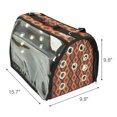 thumbnail image 3 of Small Pet Carrier for Small Dogs and Cats - Waterproof Soft Pet Travel Bag with Meshed Window - TSA Approved Pet Carrier for Cat Travel Bag - 7.9 x 13.8 x 7.9 Inch - Patterned, 3 of 8