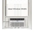 thumbnail image 2 of Refurbished Midea MWMWT080CR2A 8,000 BTU Window Air Conditioner with Remote, 2 of 5
