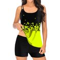 thumbnail image 1 of Betiyuaoe Women's Tankini Swimsuits Large Bikini Set Digital Print Suspender Beach Split Bathing Suits, 1 of 5