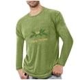 thumbnail image 1 of Pyjamas de Noël pour Hommes Pyjamas de Sport et D\'entraînement Physique pour Hommes T-Shirt Imprimé de Noël à Manches Longues et Col Rond pour Hommes, 1 of 4