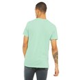 thumbnail image 2 of BELLA+CANVAS T-Shirt Jersey CVC pour Homme, G, Menthe Chiné, 2 of 3