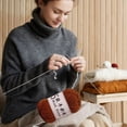 thumbnail image 2 of Birdeem 5 Strands Milk Cotton Doll Crochet Diy Knitting Thread Baby Sweater Wool Ball, 2 of 6