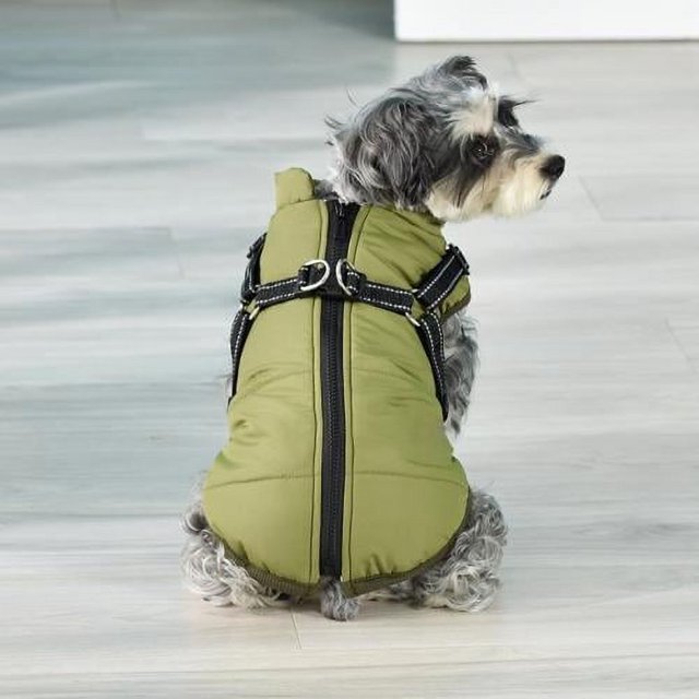 Warm Dog Jacket Snowproof Windproof Waterproof Dog Winter Coat for Cold Weather - Soft Fleece Lining and Warm Thick Padded Dog Snow Coat for Puppy Small Medium Large Dogs