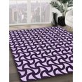 thumbnail image 3 of Ahgly Company Machine Washable Indoor Square Transitional Blush Pink Area Rugs, 7' Square, 3 of 7