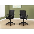 thumbnail image 1 of Monarch Specialties Office Chair, Adjustable Height, Swivel, Ergonomic, Armrests, Computer Desk, Work, Metal, Mesh, Black, Contemporary, Modern, 1 of 3